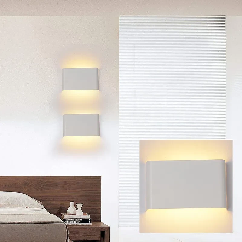 Luz de pared LED, luz frontal para espejo de baño, luz de pasillo