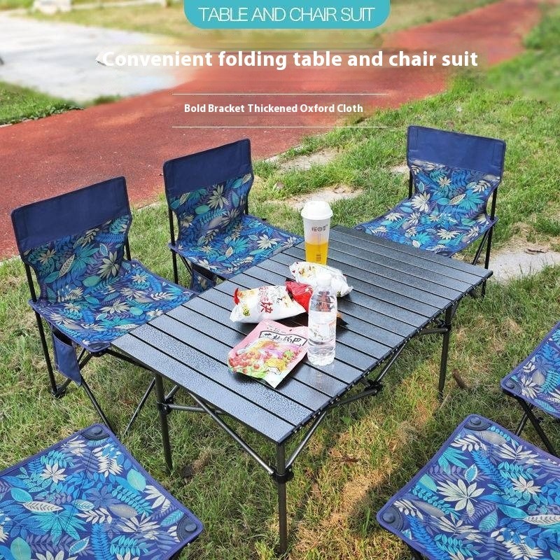 Sillas plegables de metal portátiles para picnic al aire libre