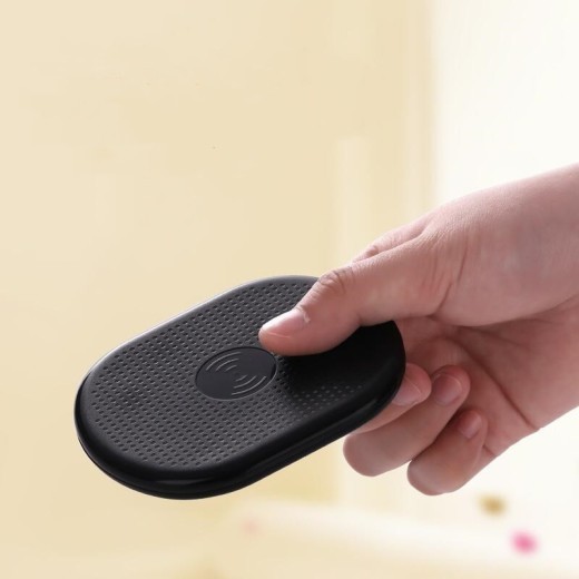 Base de carga inalámbrica, transmisor redondo de carga rápida, cargador inalámbrico para teléfono móvil