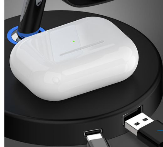 Nuevo cargador inalámbrico magnético tres en uno para cargar teléfonos móviles