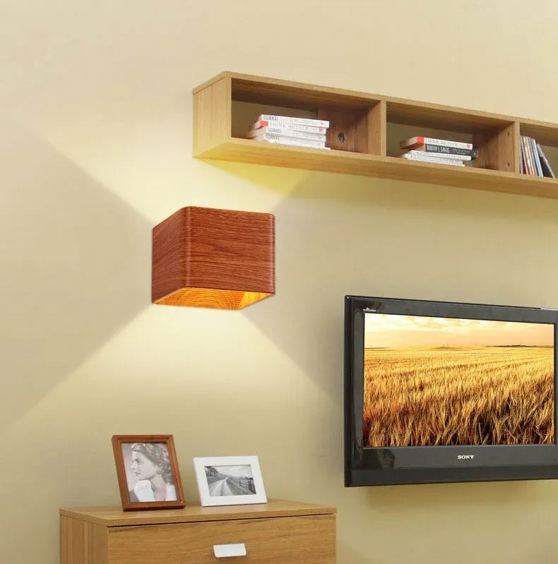 Lámpara de pared LED cuadrada para iluminación interior