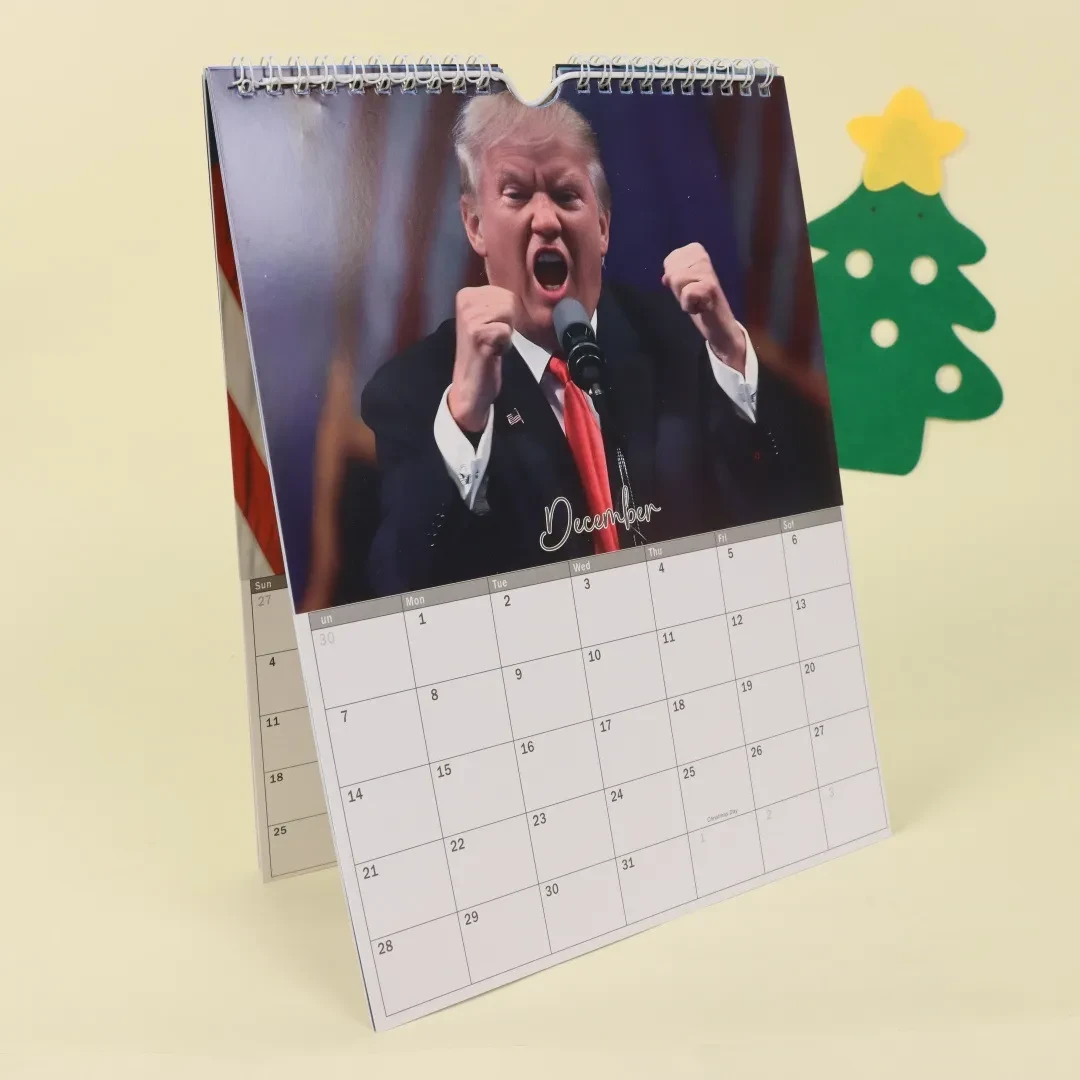 Calendario de pared divertido de Trump para 2025