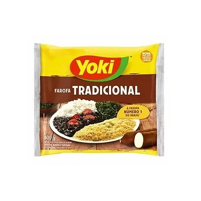 YOKI Farofa Tradicional (Harina de Yuca Sazonada) 400g - Liquidación (BBD 3-Nov-24)