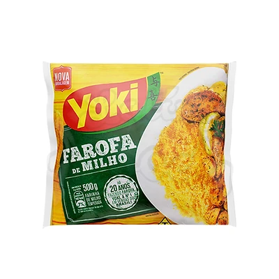 YOKI Harina de Maíz Sazonada (Farofa de Milho) 400g