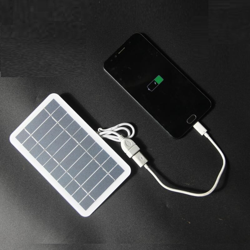Cargador solar portátil y minimalista para el hogar