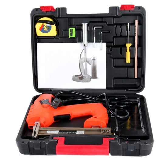 Pistola de clavos de disparo directo, pistola de clavos eléctrica, pistola de clavos eléctrica ajustable de doble propósito, herramientas para trabajar la madera, herramientas de decoración