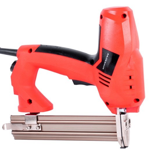 Pistola de clavos de disparo directo, pistola de clavos eléctrica, pistola de clavos eléctrica ajustable de doble propósito, herramientas para trabajar la madera, herramientas de decoración