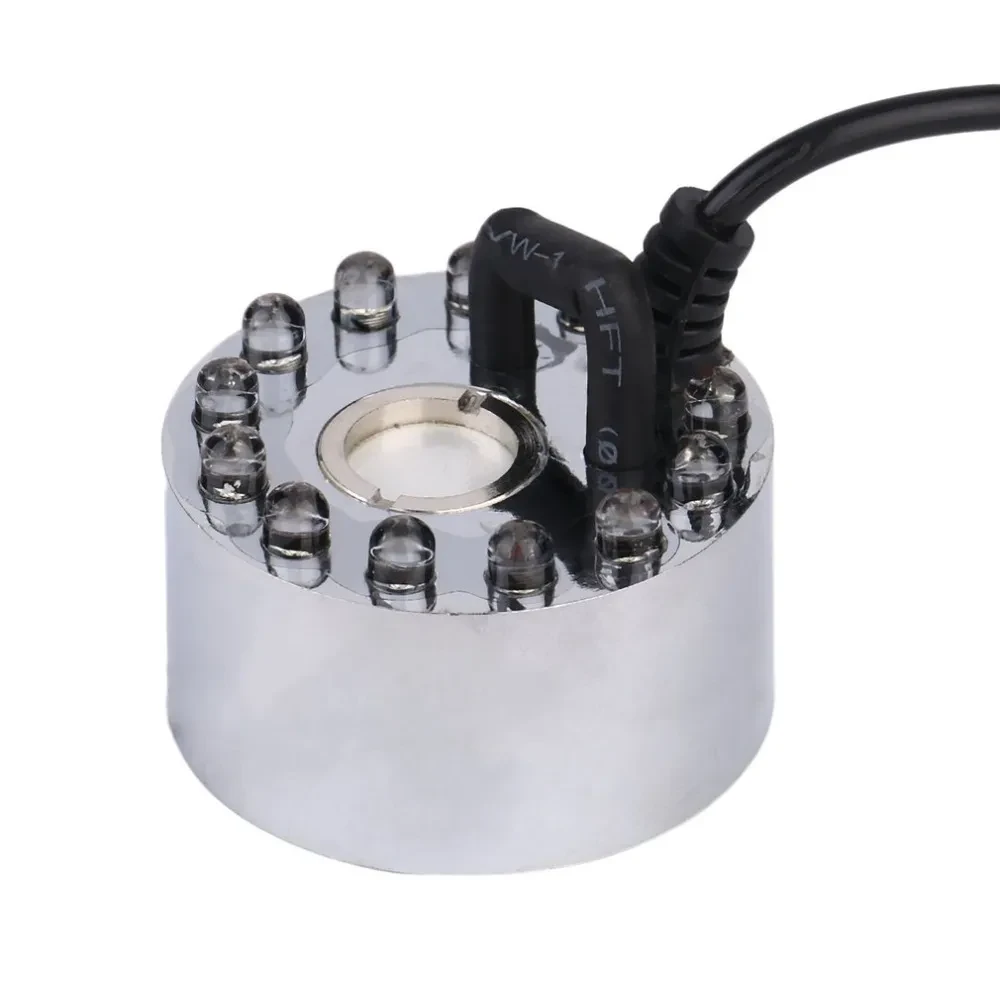 Luces LED de colores con niebla ultrasónica