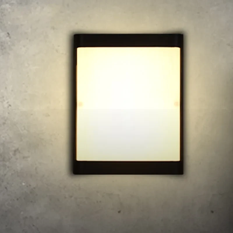 Aplique de pared para exteriores, impermeable, IP65, LED COB, para porche, pasillo, patio moderno.