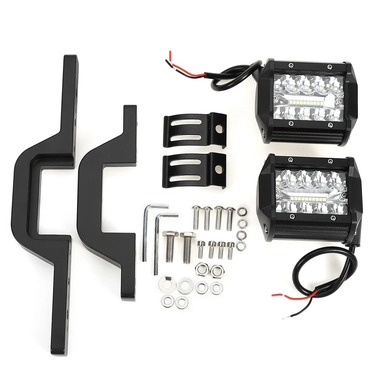 Tira de luces LED con soporte de montaje para adaptador de remolque