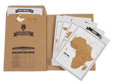 Mapa de registro de viajes para rascar Cuaderno para rascar Diario de aventuras Diario de mapas para rascar