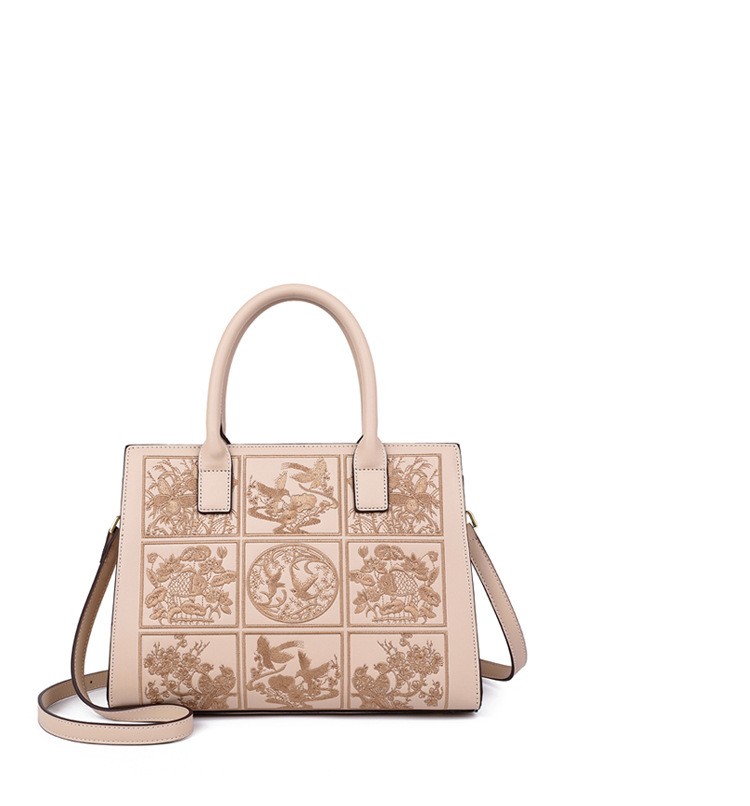 Bolsos retro para mujer, bolso bandolera bordado