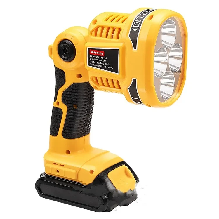 Lámpara vertical grande con batería de litio de 18 V para iluminación exterior LED