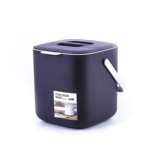 Contenedor de basura portátil con tapa