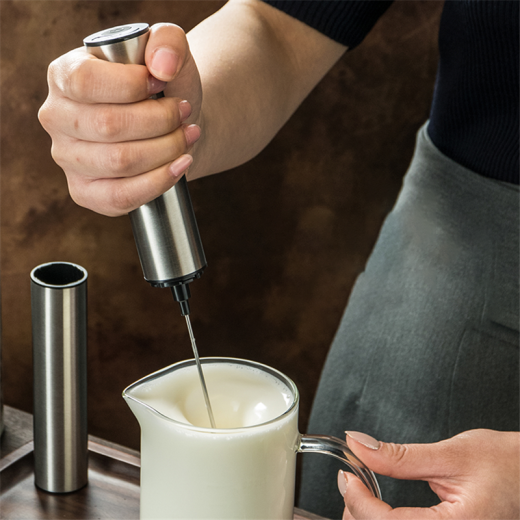 Batidora de café eléctrica, espumador de leche, batidor de mano, herramientas de cocina