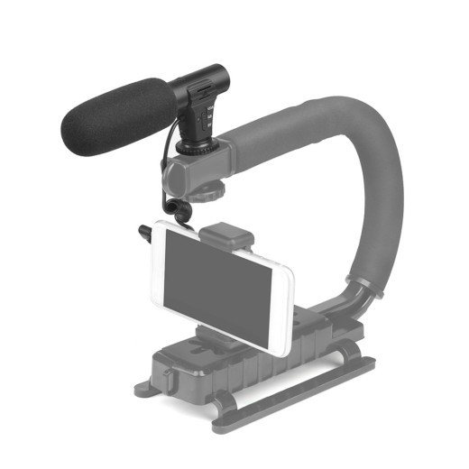 Micrófono estéreo para cámara y grabación de vídeo digital