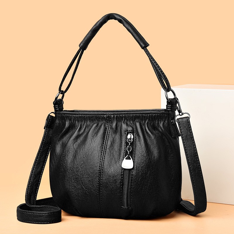 Bolso de mano vintage para mujer, bandolera de gran capacidad