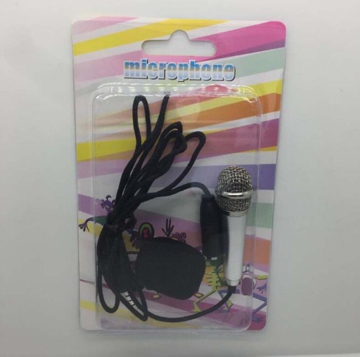 Mini micrófono de condensador de karaoke con cable de 3,5 mm para teléfono móvil Android