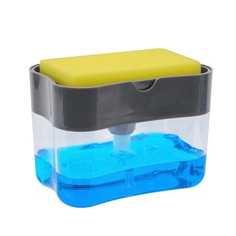Dispensador de jabón multifuncional y porta esponjas