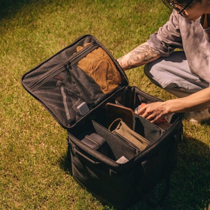 Bolsa de almacenamiento plegable para acampar, multifuncional, impermeable y miscelánea.