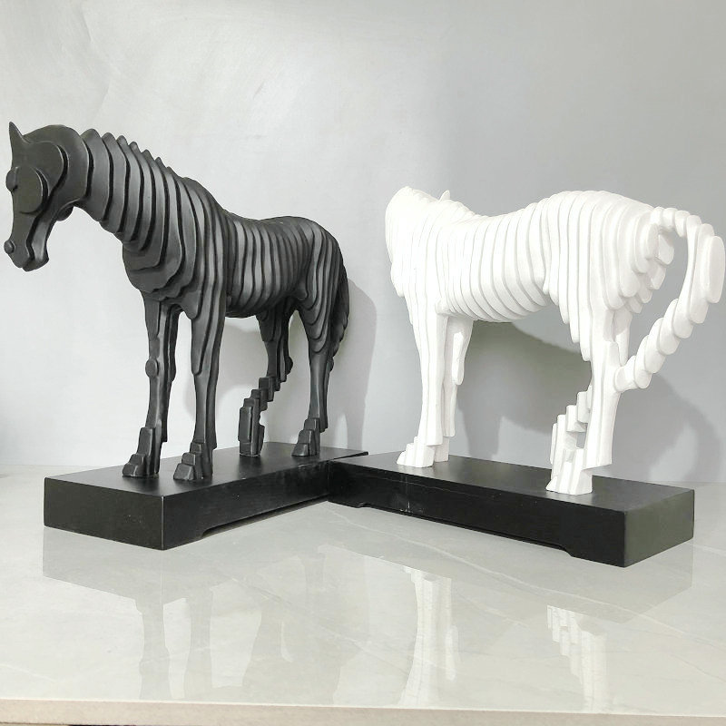 Decoración de escritorio de resina para sala de estar