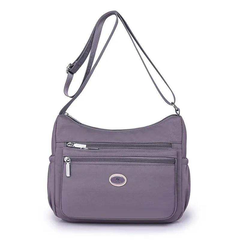 Bolso bandolera de lona de nailon de moda para mujer