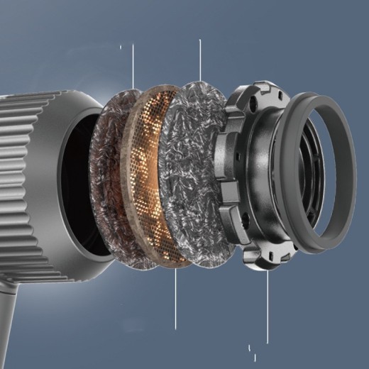 Secador de pelo de alta velocidad con temperatura constante e iones cerámicos