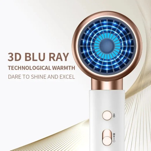 Secador de pelo profesional F37 de 2000 W con engranajes, secador de aire con iones negativos, cepillo de aire caliente y frío, secador de pelo de gran potencia, herramienta de salón.