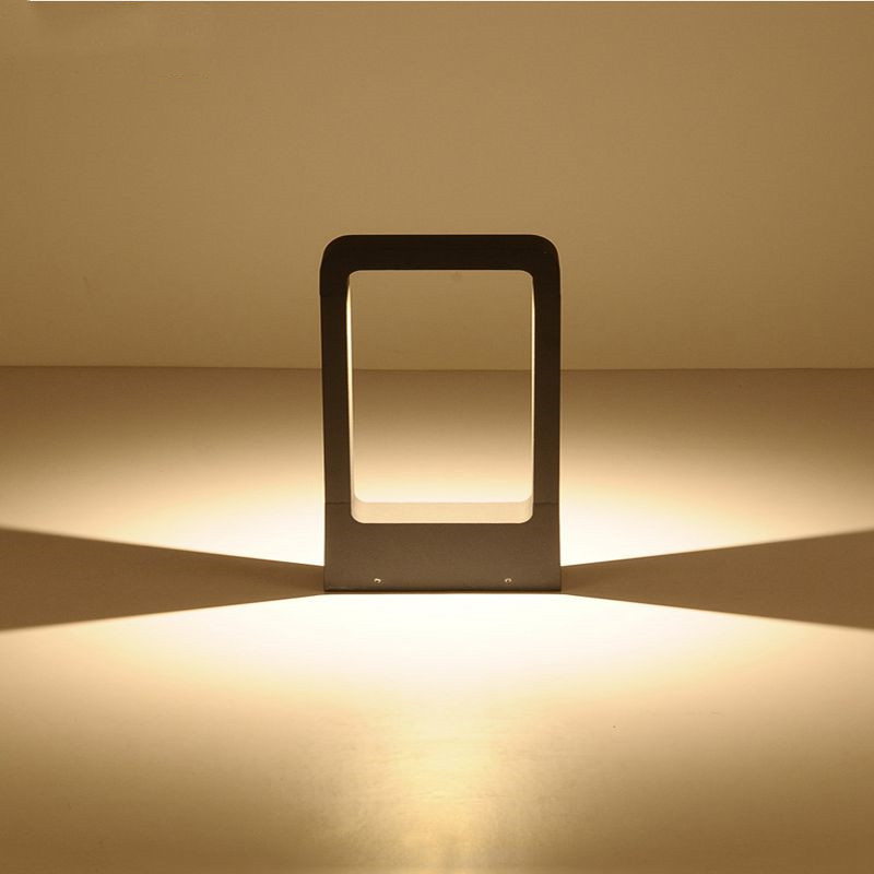 Luz de paisaje para exteriores, impermeable, para villa, jardín, bolardo, luz LED para césped