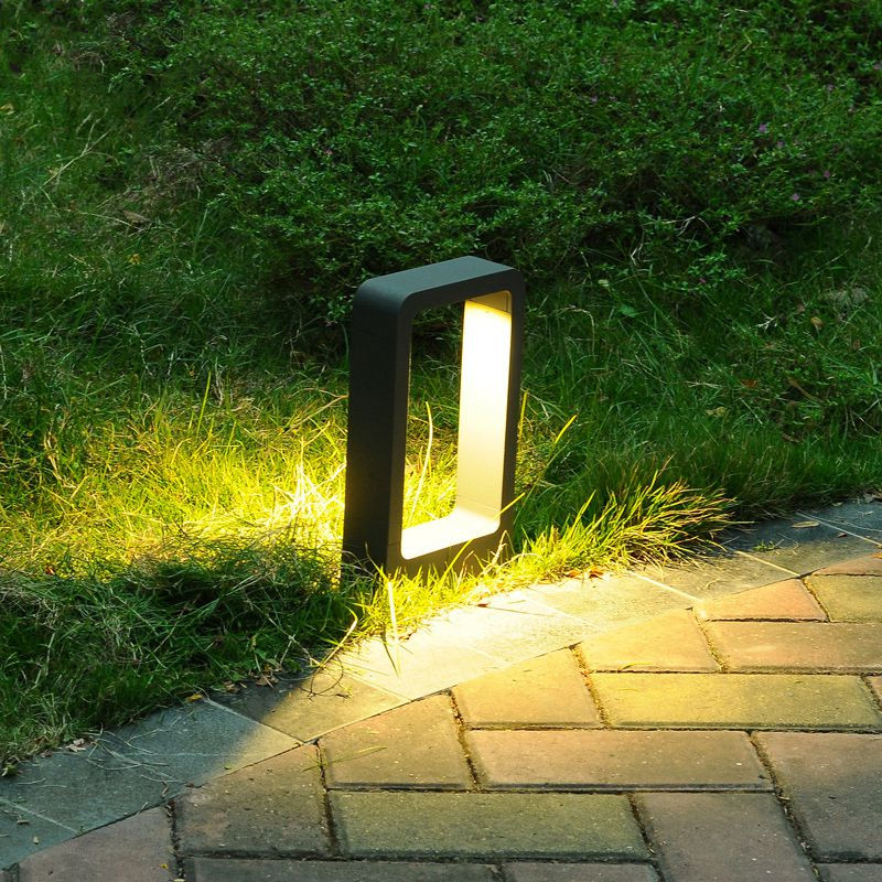 Luz de paisaje para exteriores, impermeable, para villa, jardín, bolardo, luz LED para césped