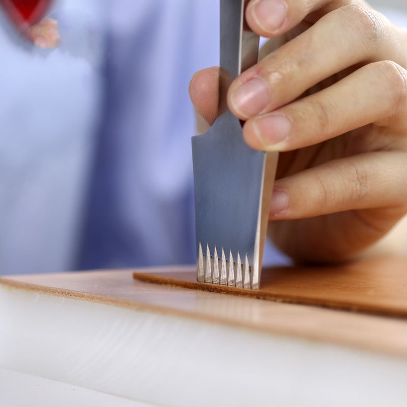 Zapatero profesional de cuero para bricolaje, herramientas de costura hechas a mano