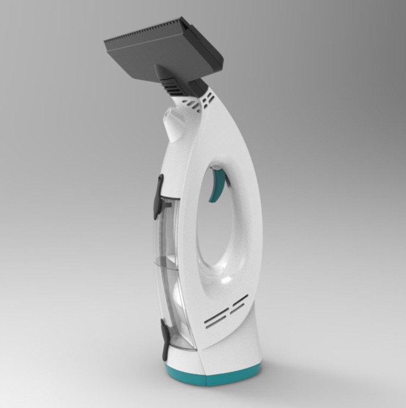 Máquina de limpieza y raspado de ventanas recargable de mano para espejos pequeños de uso doméstico