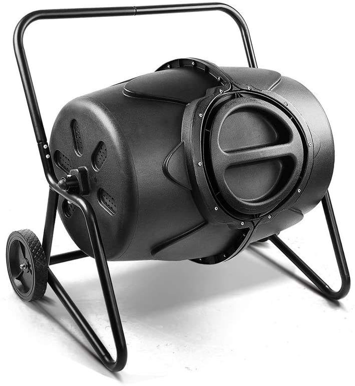 Cubo de compost giratorio extraíble