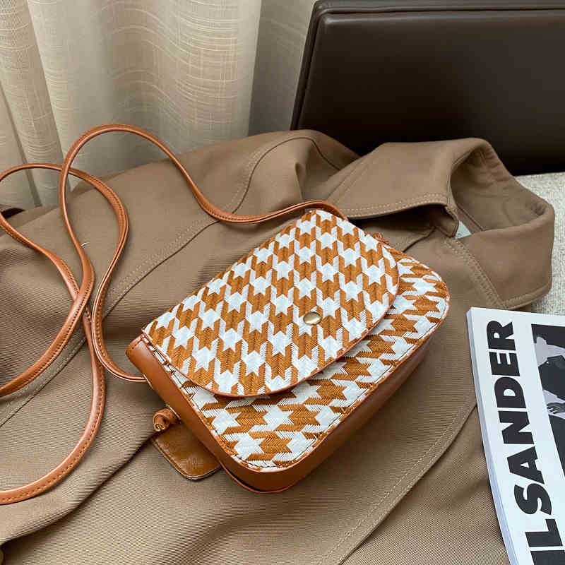 Bolso de sillín francés de otoño e invierno para mujer