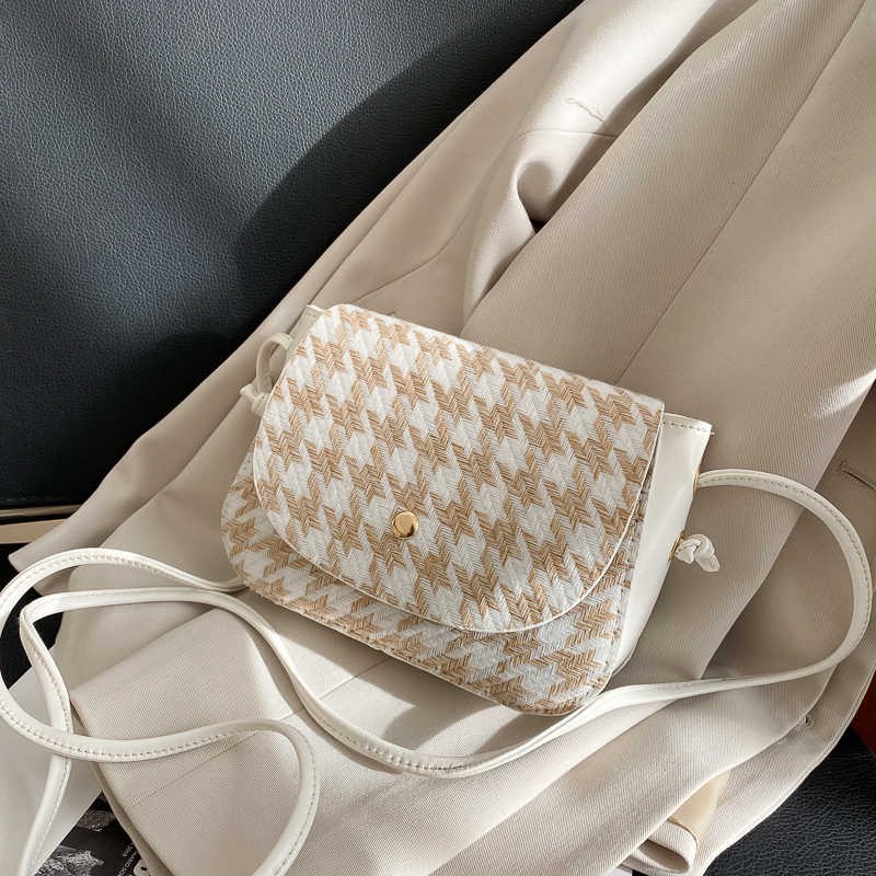 Bolso de sillín francés de otoño e invierno para mujer