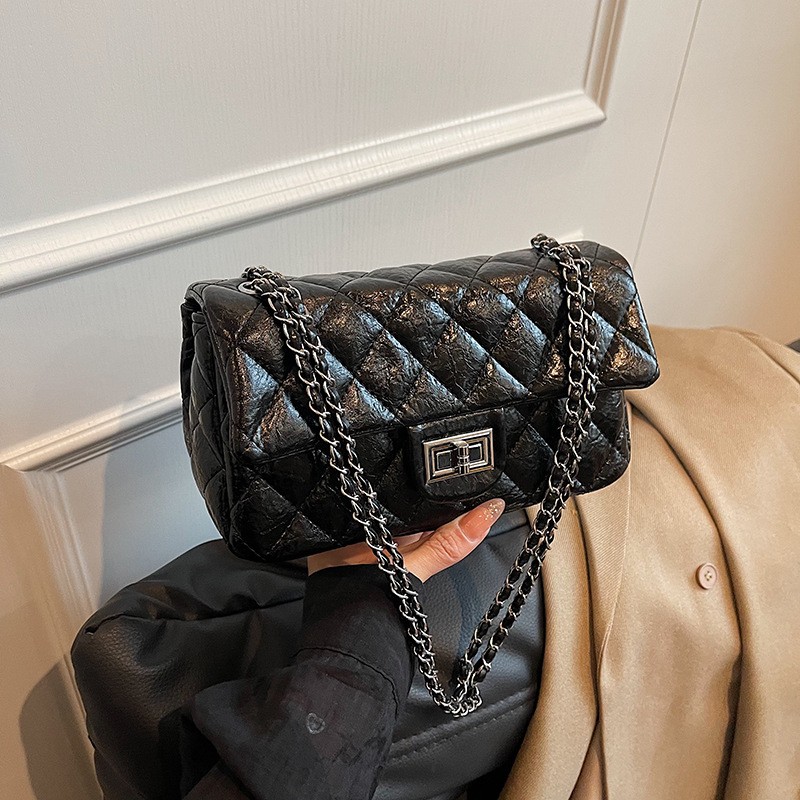 Nuevo bolso bandolera cuadrado pequeño con estampado de leopardo