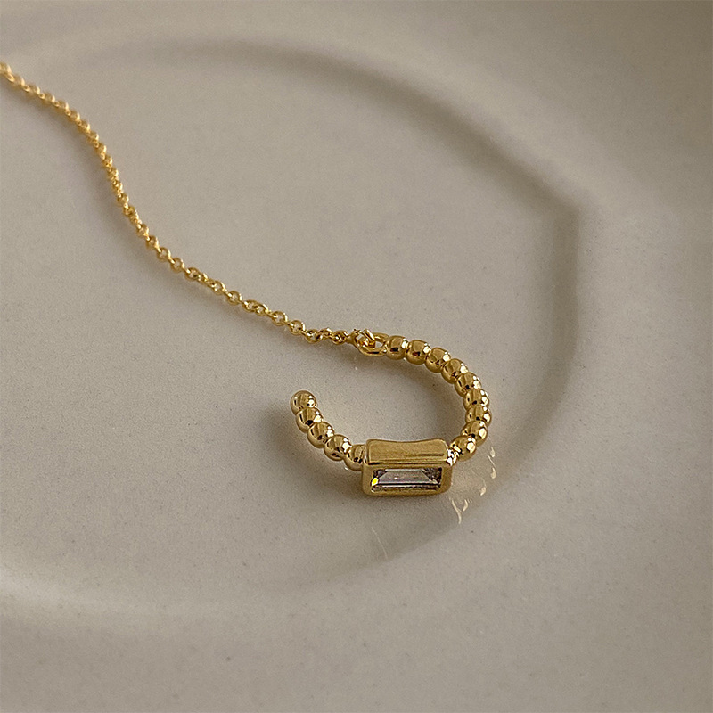 Pendientes vintage de borlas de cadena de cobre para mujer
