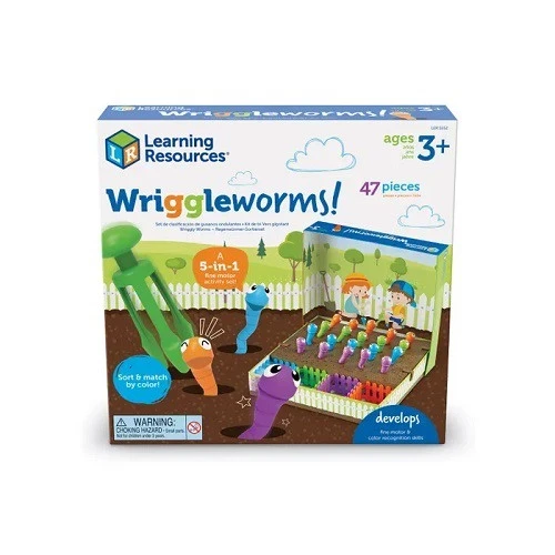 Recursos de aprendizaje: ¡Wriggleworms! Set de actividades de motricidad fina: juguetes para agudizar la motricidad fina.