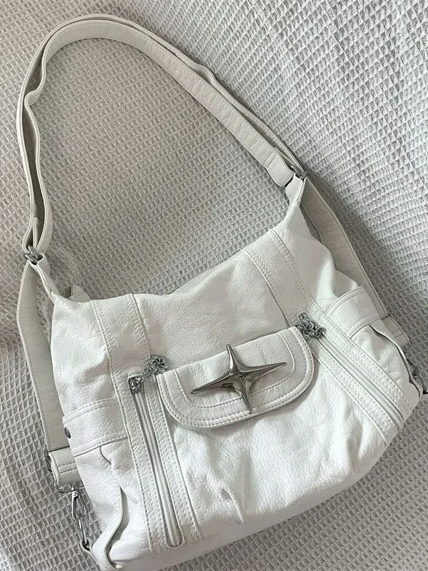 Bolso bandolera de hombro de gran capacidad, sencillo y personalizado, combinable con todo.