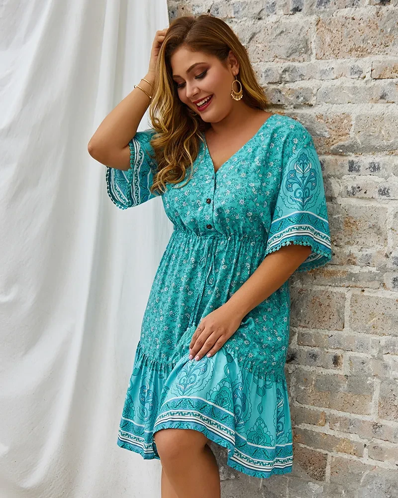 Vestido de mujer de talla grande con diseño original de Amazon, otoño e invierno, nuevo producto, falda sexy estampada.