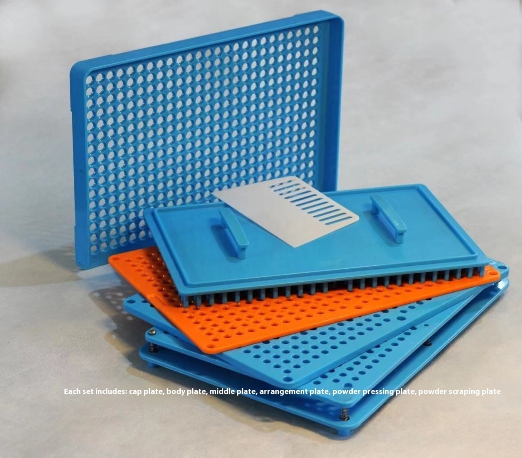 Panel de llenado de cápsulas Placa de llenado