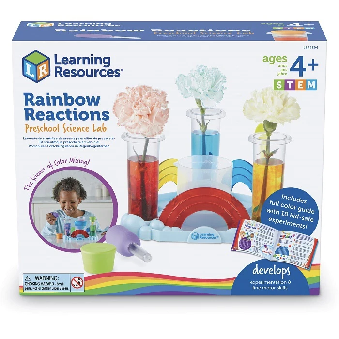 Recursos de aprendizaje: Reacciones del arcoíris: Laboratorio de ciencias preescolares