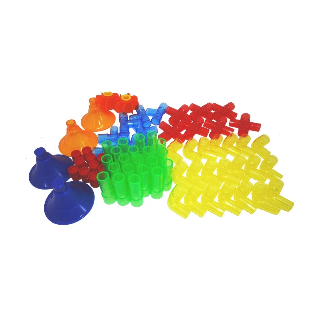 Aquatube Clearview - Juego de 72 juguetes educativos acuáticos para la motricidad fina de los niños