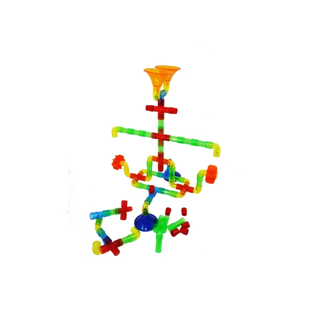 Aquatube Clearview - Juego de 72 juguetes educativos acuáticos para la motricidad fina de los niños
