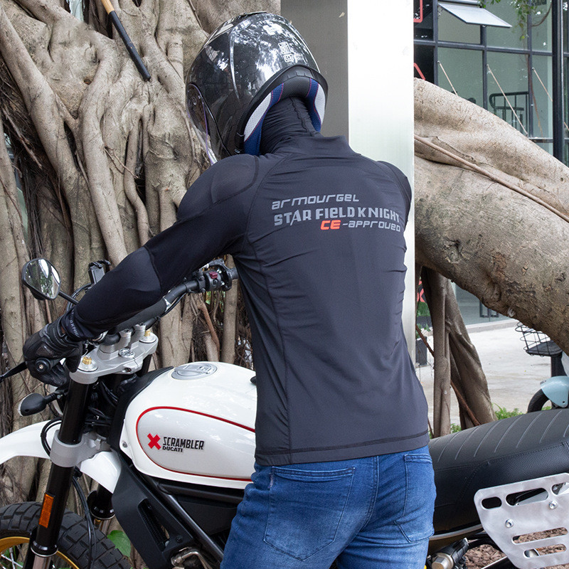 Traje de motociclista Star Knight para hombre, protección anticaídas, reflectante y transpirable.