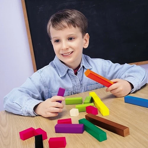Recursos de aprendizaje Torre de fracciones Cubos de equivalencia Juguetes infantiles para aprender matemáticas