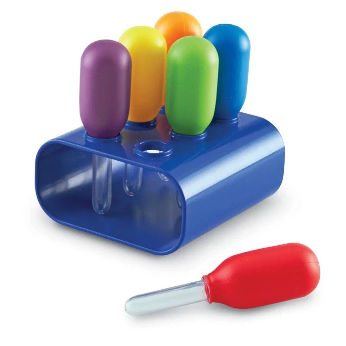 Cuentagotas jumbo de ciencias primarias con soporte Aprendizaje científico fácil para niños