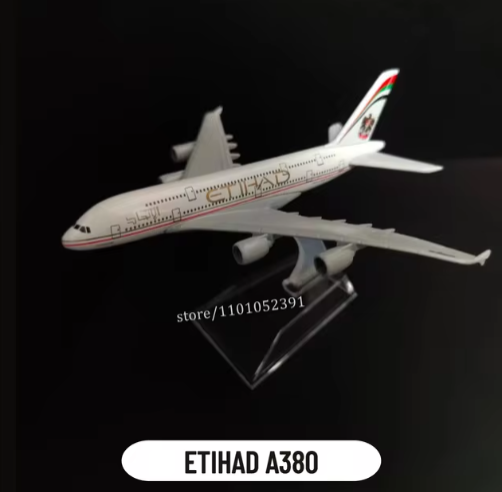 Réplica de avión de metal a escala 1:400, Boeing Airbus de Iberia, modelo de fundición a presión, miniatura de aviación, decoración artística, juguete para niño.