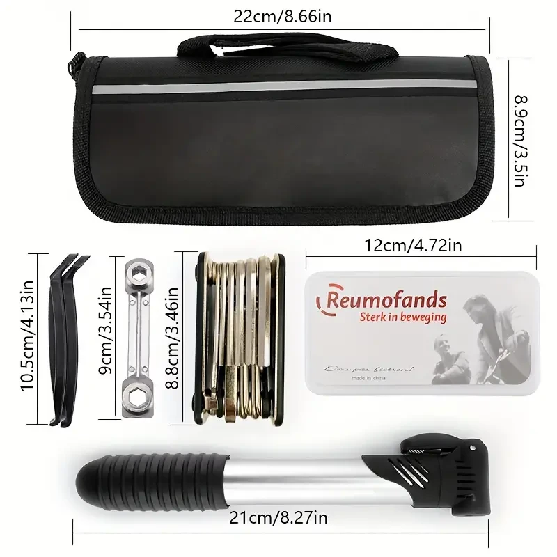 Kit de reparación de bicicletas de montaña, equipo de ciclismo, piezas de ciclismo