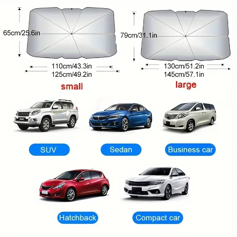 Parasol plegable para coche -